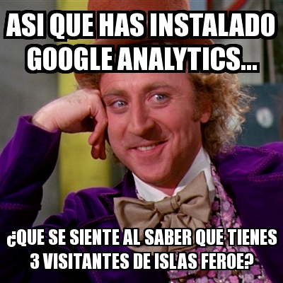 google analytics meme